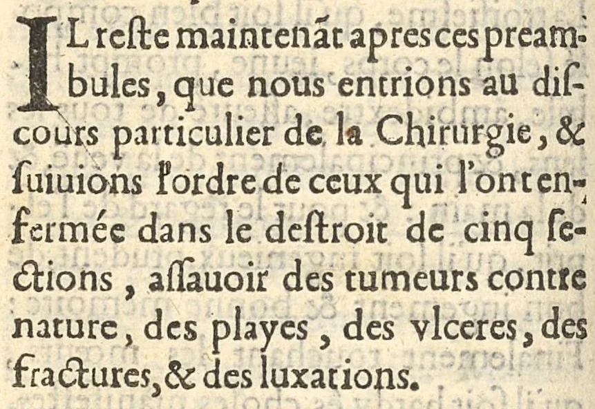 An illustration from Abrégé chirurgical, tiré des meilleurs autheurs de la Médecine, 1644, leaf 33