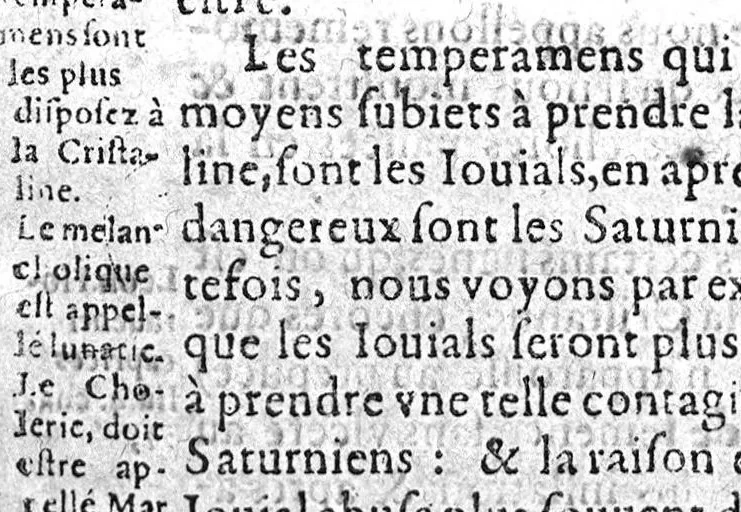 An illustration from Traicté de la maladie nouvellement appelée cristaline, diligemment disputee suivant la doctrine nouvelle & meme comme se verra par les authoritez..., 1611, leaf 77