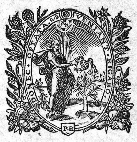 An illustration from Traité des ouvertures, trous et ulcères spontanés, selon la doctrine nouvelle & ancienne diligemment recueilly de divers Autheurs..., 1611, leaf 0