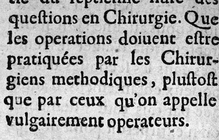 An illustration from Le chirurgien opérateur où il est traicté de l'excellence des hautes operations,..., 1633, leaf 65