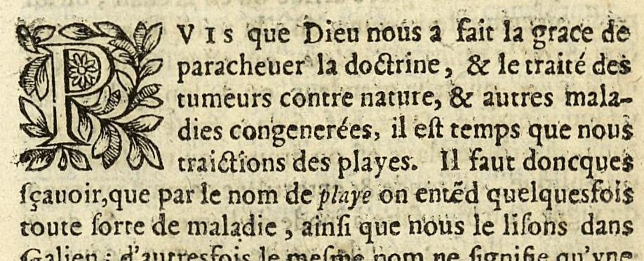 An illustration from Oeuvres chirurgicales, 1643, leaf 274