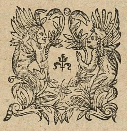 An illustration from Onomatologie chirurgique ou explication des mots grecs appartenans à la chirurgie...avec un petit traicté de la correspondance des meteores..., 1644, leaf 255