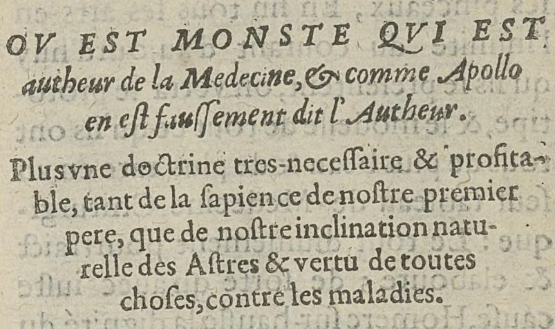 An illustration from La petite chirurgie chymique médicale, où est traicté amplement de l'origine des maladies et curation d'icelles, 1621, leaf 14