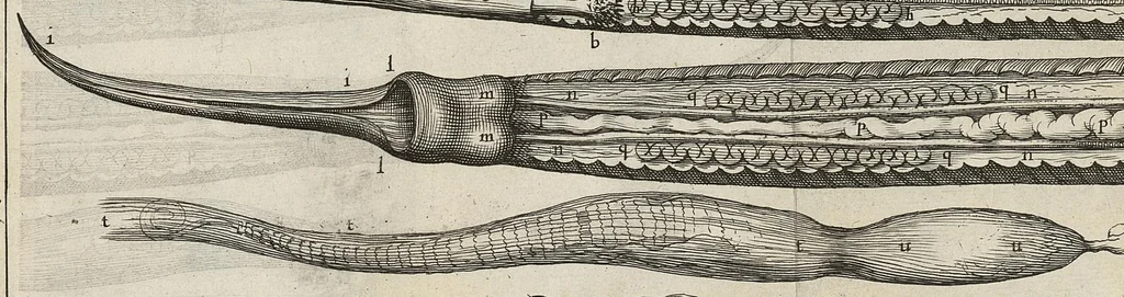 An illustration from Nouvelles experiences sur la vipere, ou l'on verra une description exacte de toutes ses parties, la source de son venin, ses divers effets, et les remedes exquis que les artistes peuvent tirer de la vipere..., 1669, leaf 226