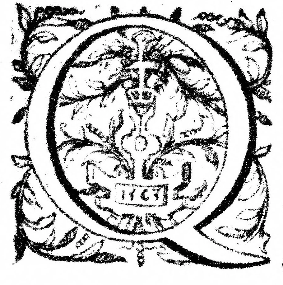 An illustration from Nemesiou Peri fuseos anthropou biblion hen = Nemesii episcopi et philosophi De natura hominis, lib. unus, Nunc primum et in lucem editus, et Latine conversus a Nicasio Eilebodio Casletano, 1565, leaf 188