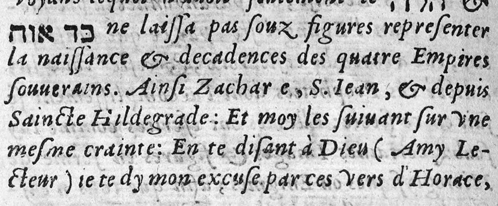 An illustration from Instruction familiere et tres facile pour apprendre les sciences de chiromancie & phisiognomie...plus un discours astrologique..., 1619, leaf 85