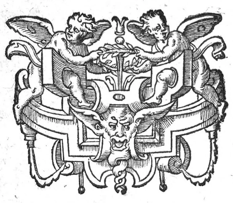 An illustration from Questions en chirurgie sur les œuvres de Maistre Guy de Chauliac, divisee en trois parties, 1604, leaf 673
