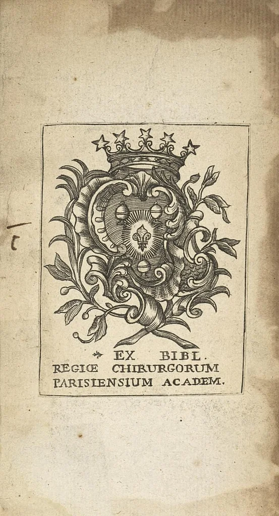 An illustration from Les administrations anatomiques, et lamyologie...troisieme edition, 1688, leaf 380