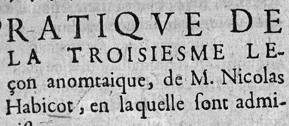 An illustration from Semaine ou practique anatomique. Par laquelle est enseigné par leçons le moyen de des-assembler les parties du corps humain..., 1631, leaf 53