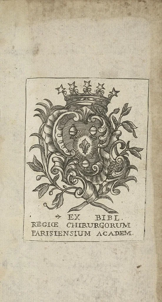 An illustration from Nouvelle histoire des os, selon les anciens et les modernes enrichie de vers. Divisée en deux parties, 1685, leaf 200