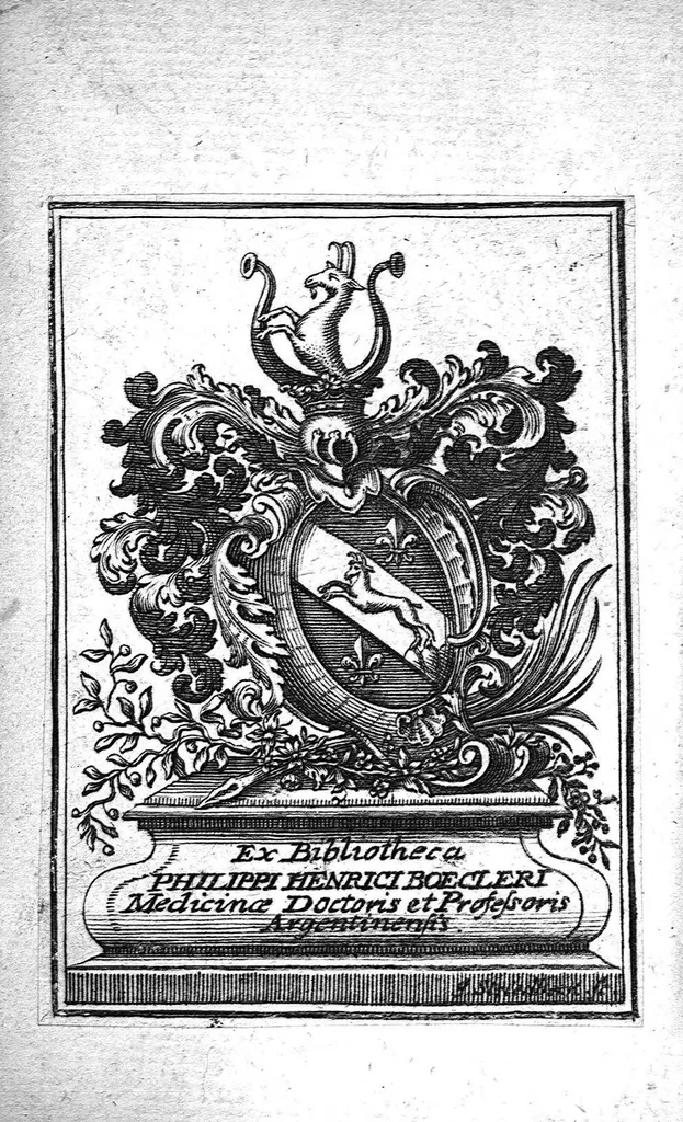 An illustration from De formandis medicinae studiis et schola medica constituenda, 1607, leaf 0