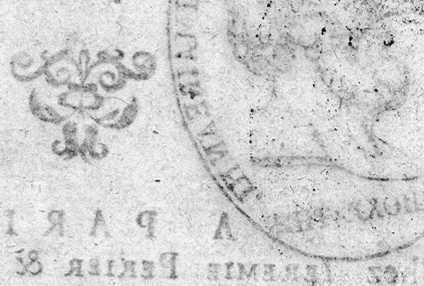 An illustration from Discours de la phlebotomie ou est monstré en bref, les deux temps d'icelle…plus un traité des crises,..., 1621, leaf 3
