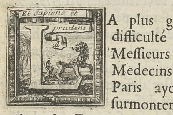 An illustration from L'art de saigner, accommodé aux principes de la circulation du sang..., 1686, leaf 66