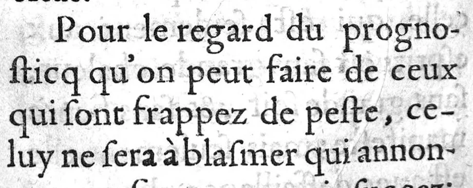 An illustration from Le preservatif contre la peste avec moyen de garir ceux qui en sont affligez..., 1621, leaf 17