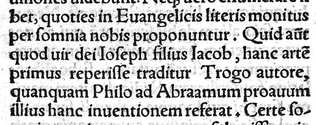 An illustration from Artemidori Daldiani philosophi excellentissimi, De Somniorum interpretatione, libri quinq[ue] a Iano Cornario medico physico Francofordensi, lingua latina conscripti, 1544, leaf 12