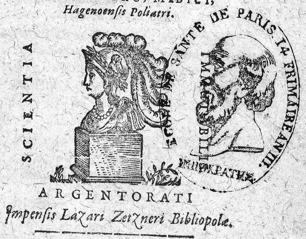 An illustration from Gynaeciorum commentarius, 1616, leaf 0