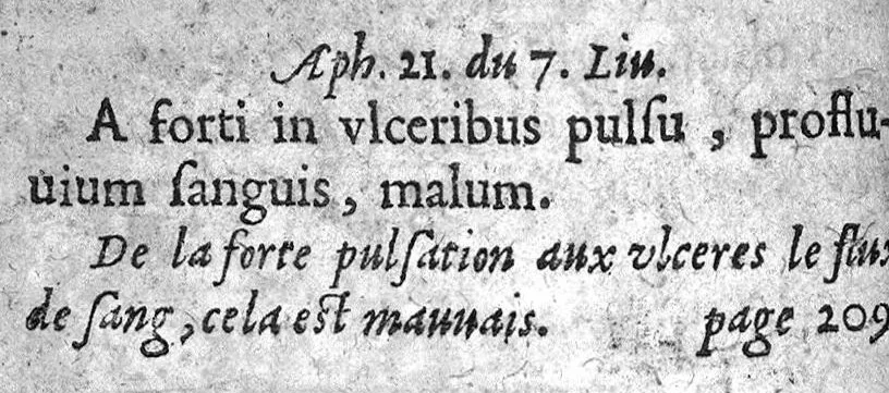 An illustration from Aphorismes de chirurgie tirez d'Hippocrate, avec les commentaires, nouvellement mis en lumière,... par Charles Guillemeau, 1622, leaf 509