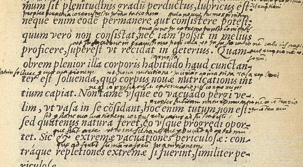 An illustration from Galeni in Aphorismos Hippocratis Commentarii septem, 1552, leaf 22