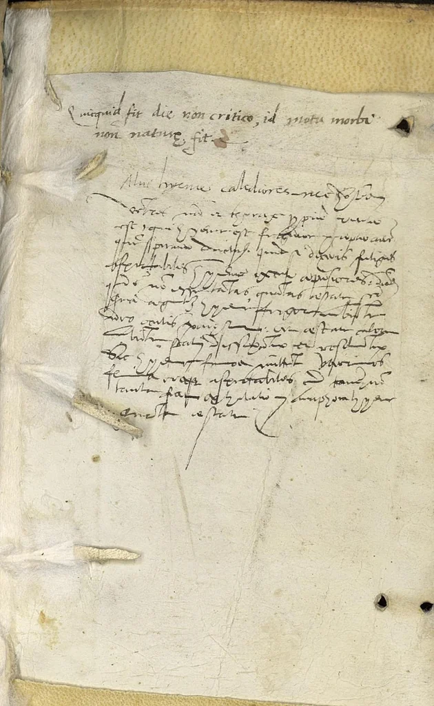 An illustration from Galeni in Aphorismos Hippocratis Commentarii septem, 1552, leaf 576