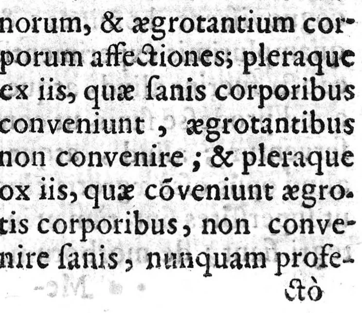 An illustration from In Hippocratis librum de Veteri Medicina, 1681, leaf 26