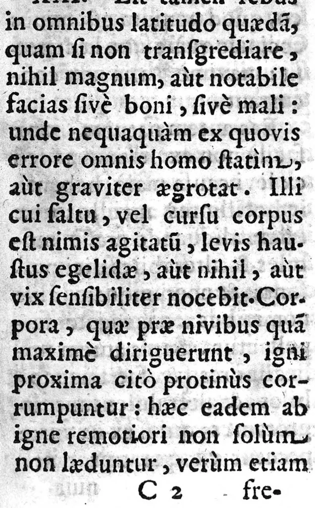 An illustration from In Hippocratis librum de Veteri Medicina, 1681, leaf 58