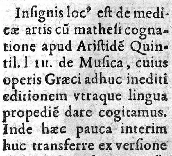 An illustration from Hippokratous peri tôn Pharmakôn kathairontôn = Hippocratis de Pharmacis purgantibus Libellus Ex Cuiaciano cod. à R. P. S. I. exscriptus : hactenus in plerisque Hippocratis editionibus desiratus. Fed. Morellus professorum Reg. decanus Lat. vertit et notis illustravit., 1621, leaf 46