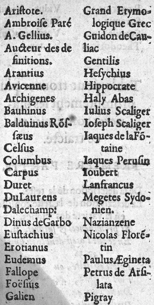 An illustration from Le livre du grand et divin Hippocrate. Des plaies de teste. Thresor de chirurgie. trad. par François Dissaudeau,, 1612, leaf 12
