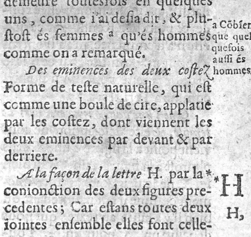 An illustration from Le livre du grand et divin Hippocrate. Des plaies de teste. Thresor de chirurgie. trad. par François Dissaudeau,, 1612, leaf 48