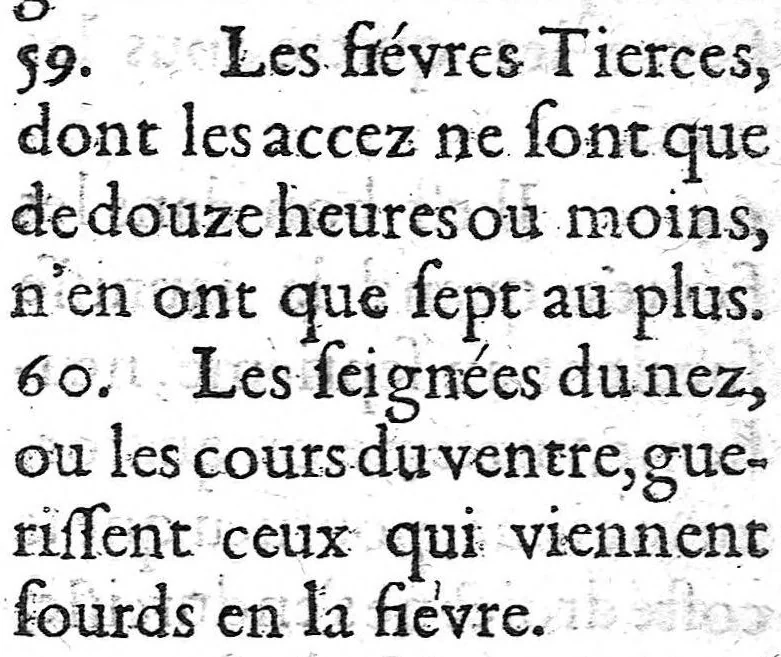 An illustration from Les aphorismes d'Hippocrate avec son serment, mis en françois par le Sr. de Mirabeau..., 1643, leaf 98