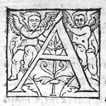 An illustration from Galen sur la faculté des simples medicamens avec l’addiction de Fucse en son herbier, de Silvius, et de plusieurs autres, Declayree l’analogie, et potissime sinnifié si plusieurs en a le simple. Et quels par affinité de facultez sont antiballomenes c’est a dire surrogeables que l’on appelle quid pro quo. Le tout mis en langage françoys par studieux home maystre Ervé Fayard natif de Perigueux, 1548, leaf 24
