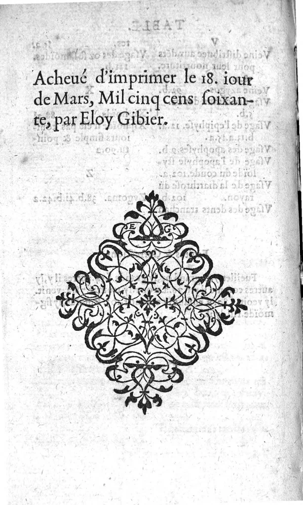 An illustration from Le livre des oz de Cl. Galien aux apprentis en Medecine, traduit de Grec en François, et illustré des commentaires de Jaques Sylvius lecteur du Roy en Medecine à Paris, aussi translatez de Latin en François. Par maistre Jean Loïne, demourant A Orleans,, 1561, leaf 263