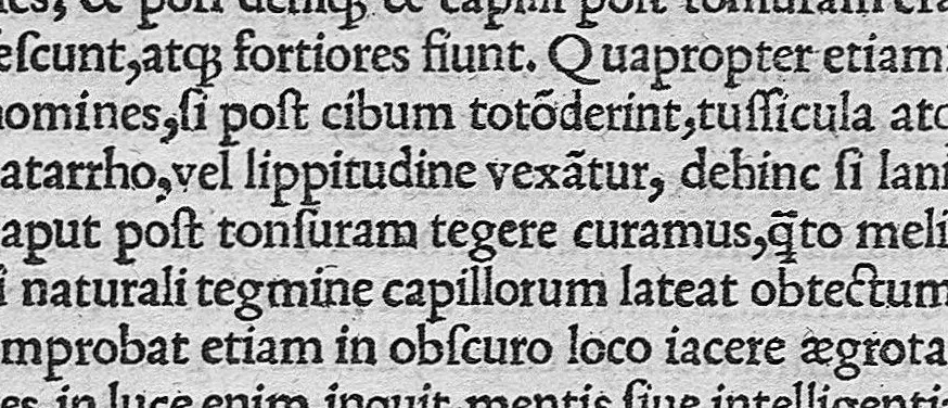 An illustration from Caelii Aureliani methodici siccensis liber celerum vel acutarum passionum qua licuit diligentia recognitus, atque nunc primum in lucem aeditus, 1533, leaf 46