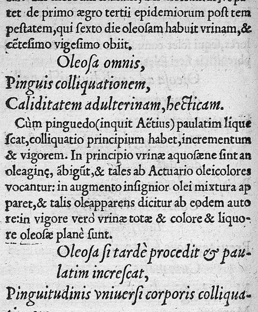 An illustration from Deiudiciis urianarum tractatus, ex probatis collectus autoribus, et in tabulae formam confectus, 1545, leaf 43