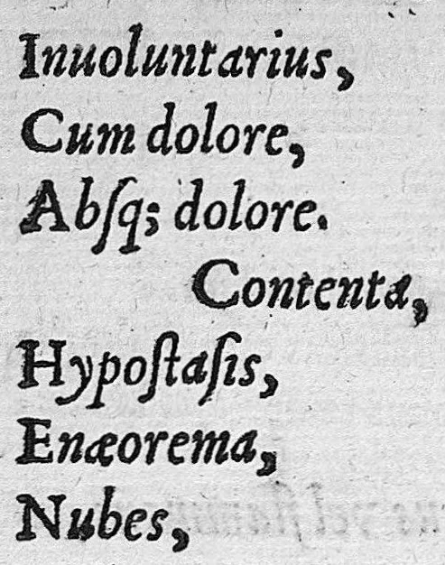 An illustration from Deiudiciis urianarum tractatus, ex probatis collectus autoribus, et in tabulae formam confectus, 1545, leaf 9