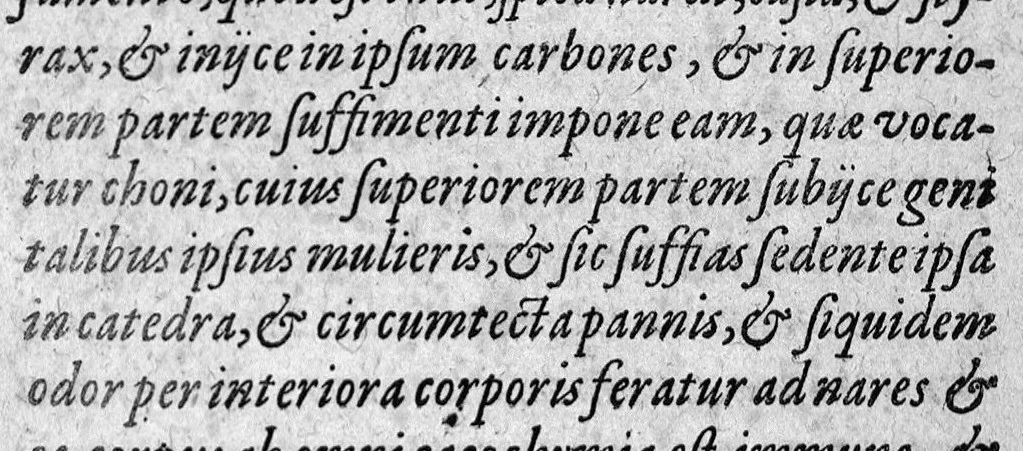 An illustration from Philothei medici praestantissimi commentaria in aphorismos Hippocratis nunc primum e graeco in latinum sermonem conversa, Ludovico Corado Mantuano interprete, 1581, leaf 216