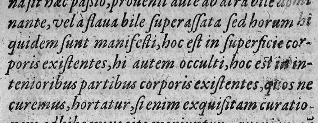 An illustration from Philothei medici praestantissimi commentaria in aphorismos Hippocratis nunc primum e graeco in latinum sermonem conversa, Ludovico Corado Mantuano interprete, 1581, leaf 248