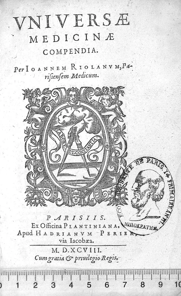 An illustration from Universae medicinae compendia, 1598, leaf 0