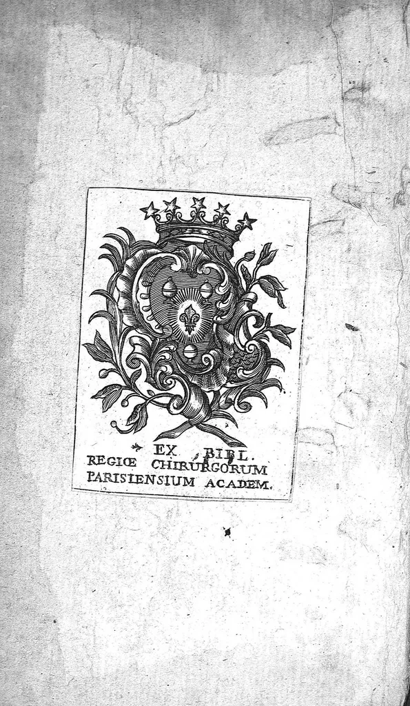 An illustration from Les observations de médecine, 1688, leaf 0