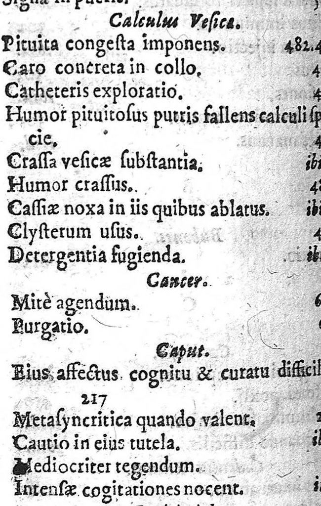An illustration from Pharos medicorum. Hoc est cautiones, animadversiones et observationes practicae. Ex operibus Guilielmi Ballonii, 1673, leaf 672