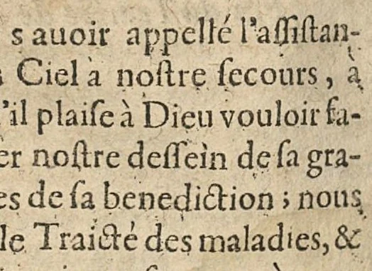 An illustration from Opuscules ou traictés divers et curieux en medecine..., 1640, leaf 690