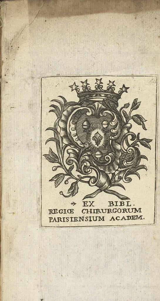An illustration from Methode pour se servir des Remedes du Chevalier Desjardins. Selon son systéme au sujet de la transpiration insensible, 1700, leaf 138