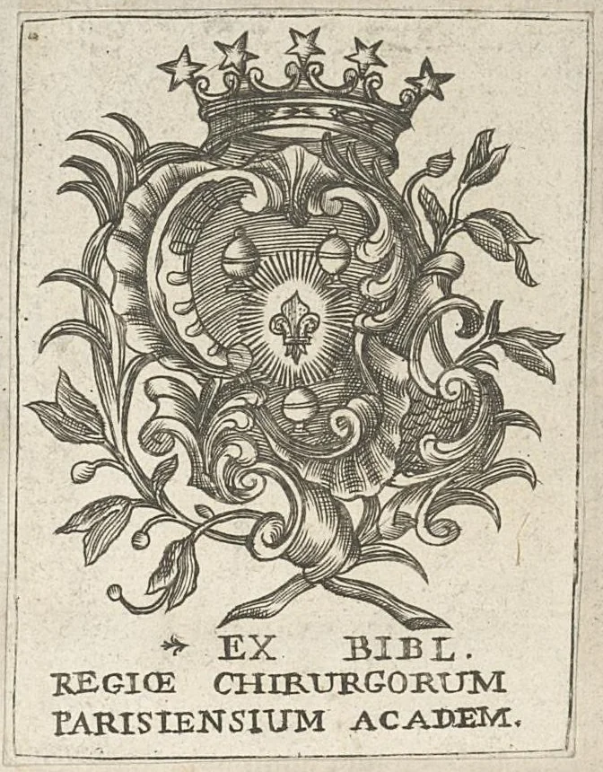 An illustration from Le Tresor de la medecine contenant l'Anatomie ou division des parties du corps humain, les maladies ausquelles elles sont sujettes, le regime de vivre...tome second, 1697, leaf 508