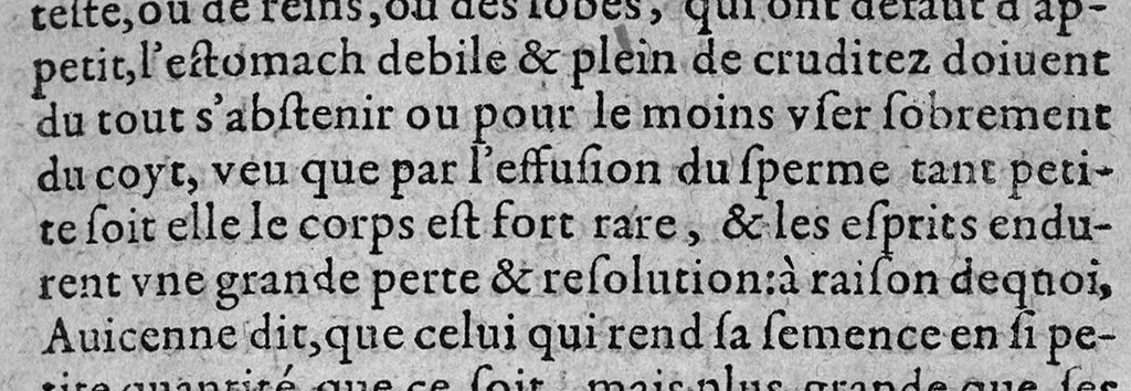 An illustration from Les maladies des femmes & remedes d'ycelles, en trois livres, 1609, leaf 77