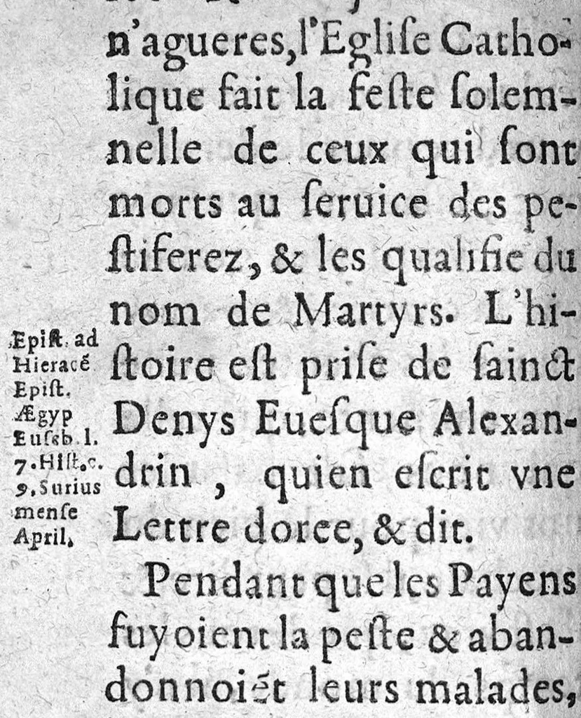 An illustration from Remedes souverains contre la peste & la mort soudaine. Avec des Prieres pour cet effet., 1629, leaf 179