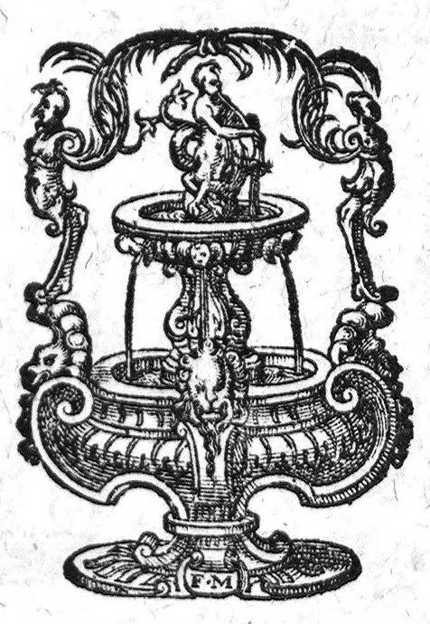 An illustration from La reformation des thériaques et antidotes opiatiques,..., 1608, leaf 0