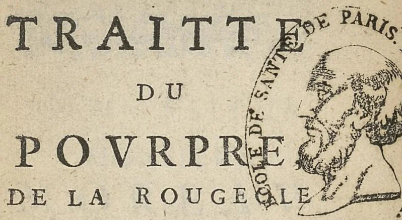 An illustration from Nouveau traitte du pourpre, de la rougeole et petite verole, de leur nature et de leurs remedes avec un Traité de la douleur nephretique..., 1688, leaf 4