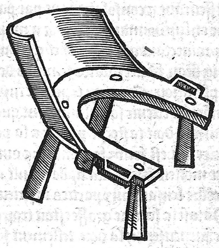 An illustration from Des divers travaulx et enfantemens des femmes, et par quel moyen lon doit survenir aux accidens qui peuvent escheoir devant et apres iceulx travaulx. Item quel lait et quelle nourrisse on doit eslire aux enfans : ensemble aucuns remedes concernens plusieurs maladies survenantes ausdits enfans nouveaux nez. Livret fort utile et duysant pour survenir a beaucoup de necessitez. Compose premierement en latin, par excellent medicin de Francfort, maistre Euchaire Rodion, et depuis tourne en langue françoyse, a lutilite de plusieurs personnes, 1536, leaf 36