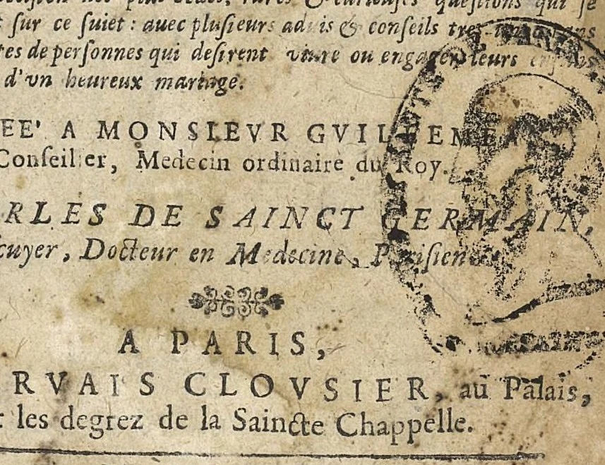 An illustration from L'echole methodique et parfaite des sages-femmes, ou l'art de l'accouchement divisee en quatre parties..., 1650, leaf 0