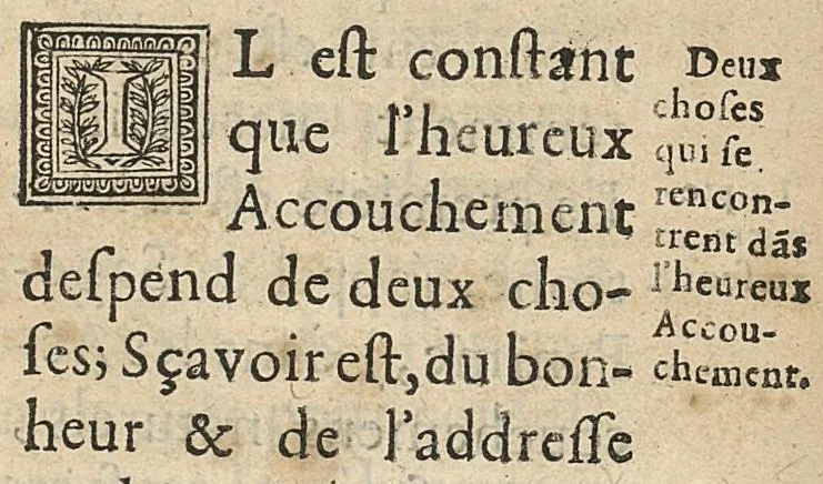 An illustration from L'accoucheur methodique, qui enseigne la maniere d'operer dans tous les accouchements naturels et artificiels..., 1676, leaf 30