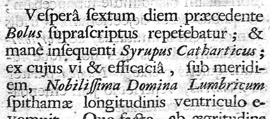An illustration from De morbis acutis infantium, 1689, leaf 135